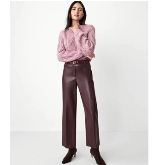 Ann Taylor Pants - Ann Taylor faux leather pants